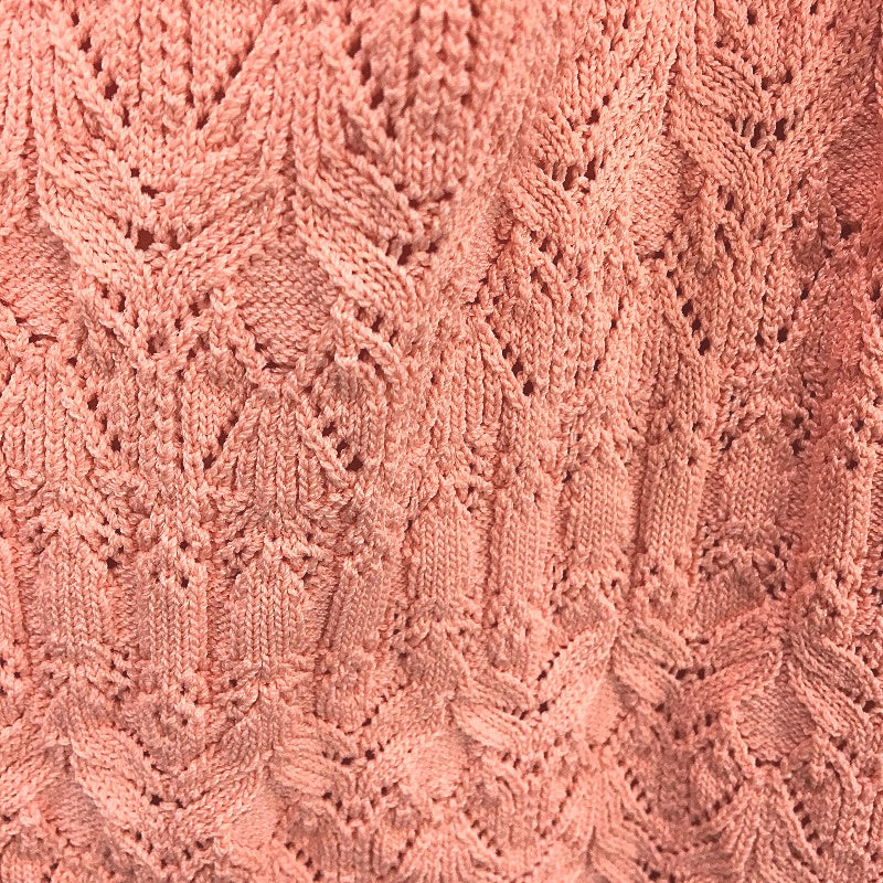 Forever New Peach One-Shoulder Knit Patterned Midi Dress Ladies Size AU 8/10 NEW - Image 3