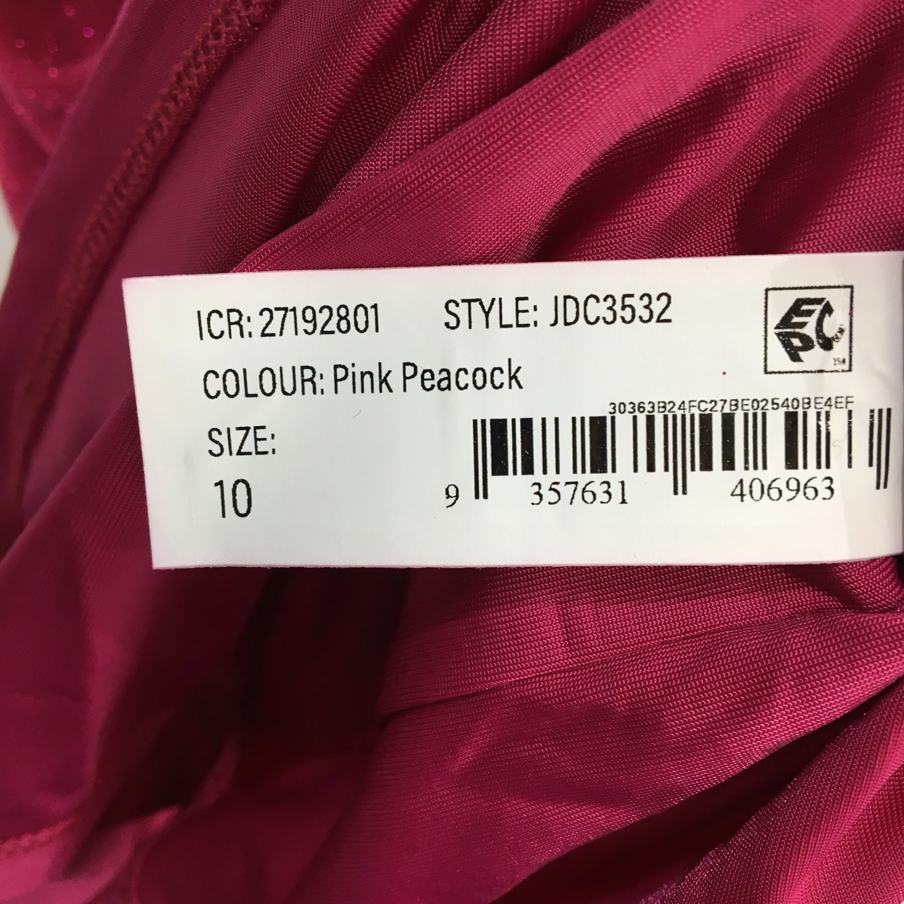 Forever New Pink Sparkly Knot Stretchy Bodycon Midi Dress Ladies Size AU 10 NEW - Image 6