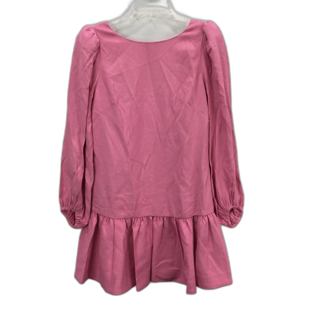 Ever New Pink Long Puffy Sleeve Low-Back Mini Dress Ladies Size AU 8 NEW