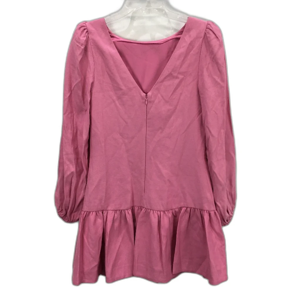 Ever New Pink Long Puffy Sleeve Low-Back Mini Dress Ladies Size AU 8 NEW - Image 2