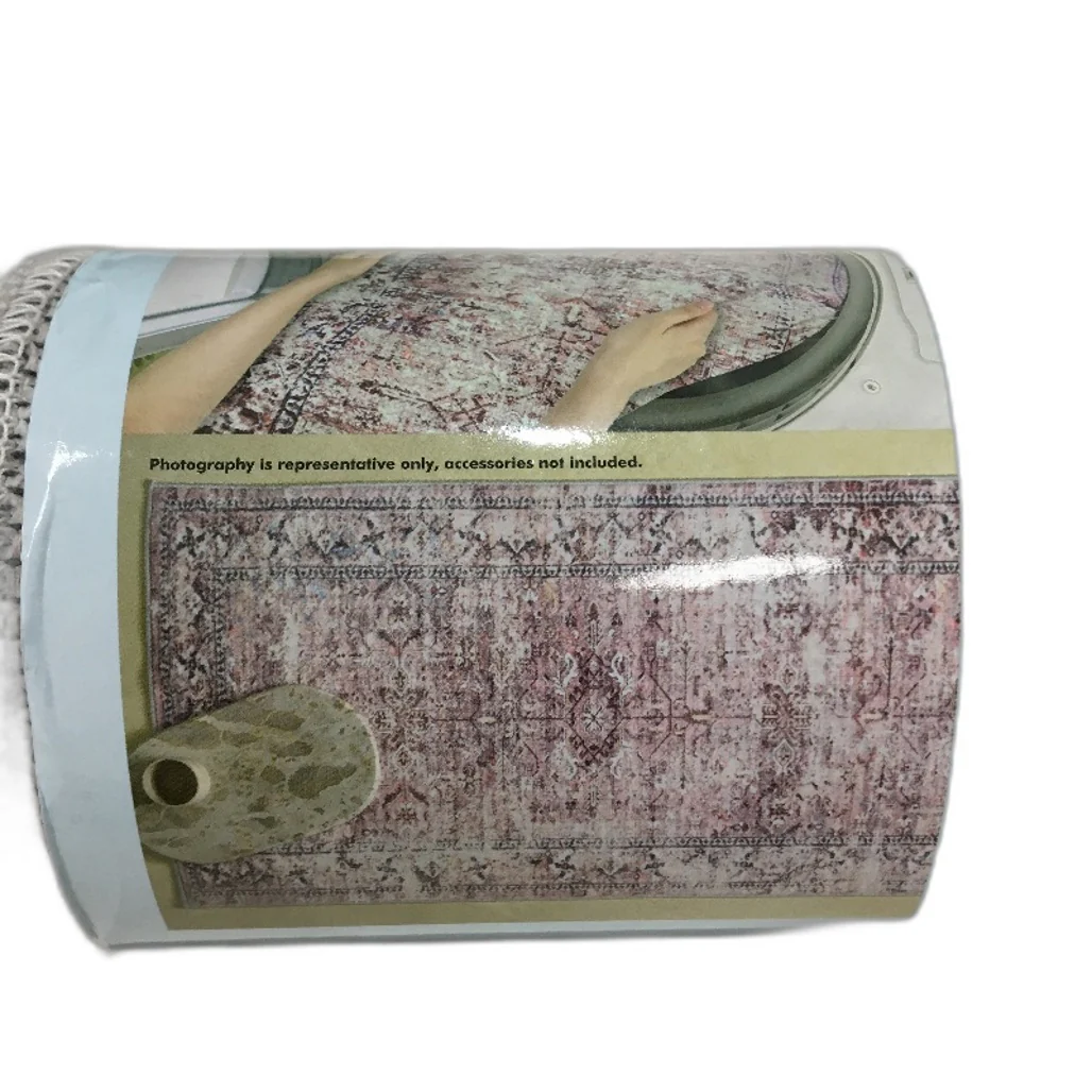 Kirkton House Soft Touch Pink Foldable Washable Foldable Runner Rug 60 x1.3m NEW - Image 5