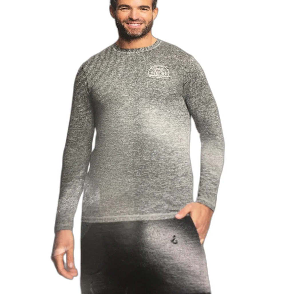 Crane Performance 2 Pack Long & Short Sleeve Grey Rash Vests Mens Size XL NEW - Image 3