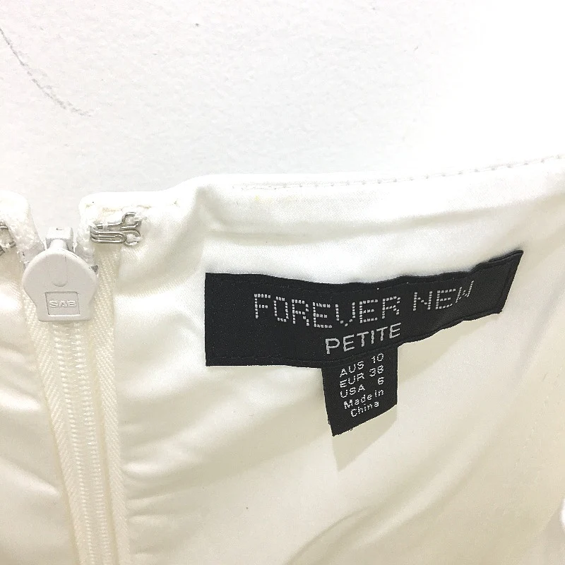 Forever New White Split Wide Leg Zip-Back Jumpsuit Ladies Size AU 10 NEW - Image 5