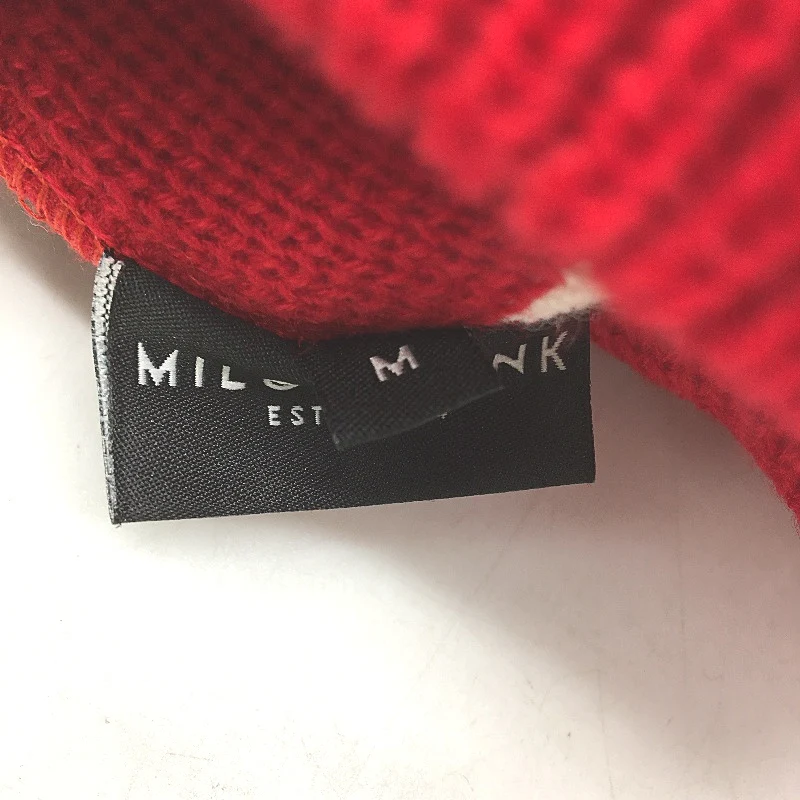 Milo & Mink Red, White & Blue Knit Striped Turtleneck Winter Dog Jumper Size XXS - Image 6