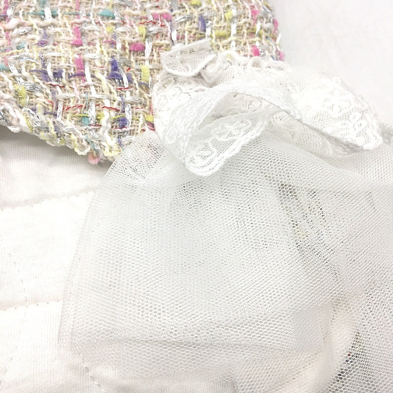 Chic Multicoloured Pastel Doggy Button Up Dress Up Dog Vest Tutu Size S - Image 3