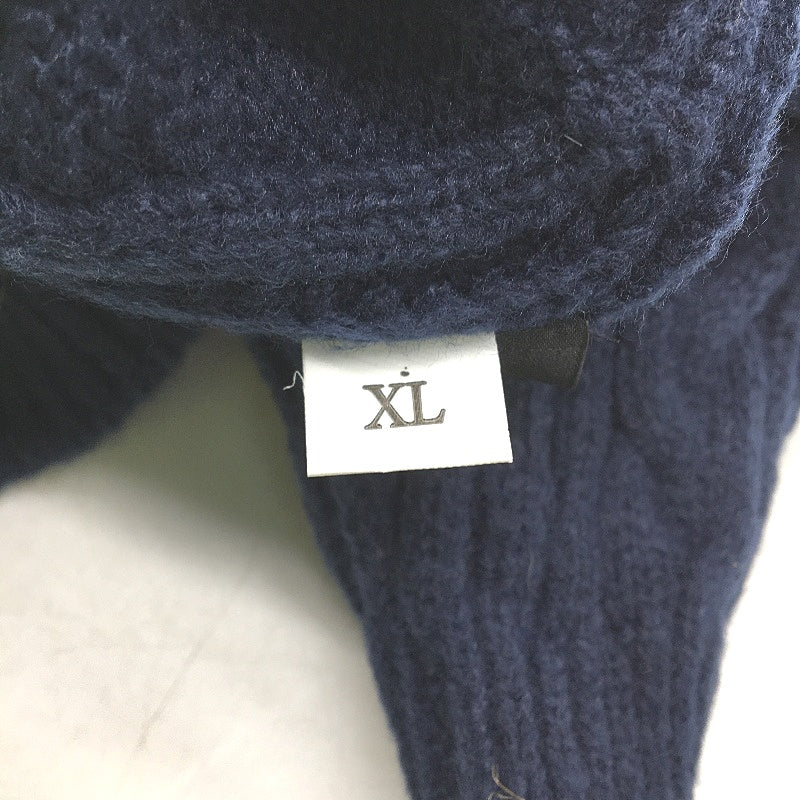 Milo & Mink Navy Doggy Thick Knitted Pullover Sweater Dog Jumper Size Small - Image 5