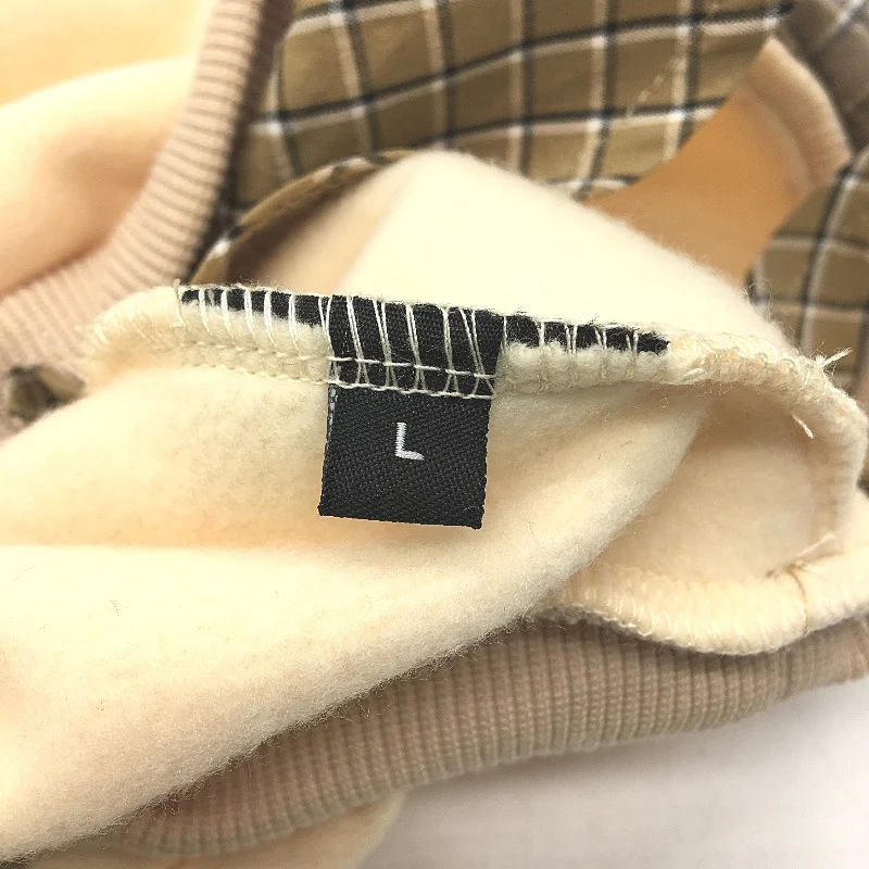 Milo & Mink Beige & Brown Collared Check Doggy Pullover Sweater Jumper Size XS - Image 5