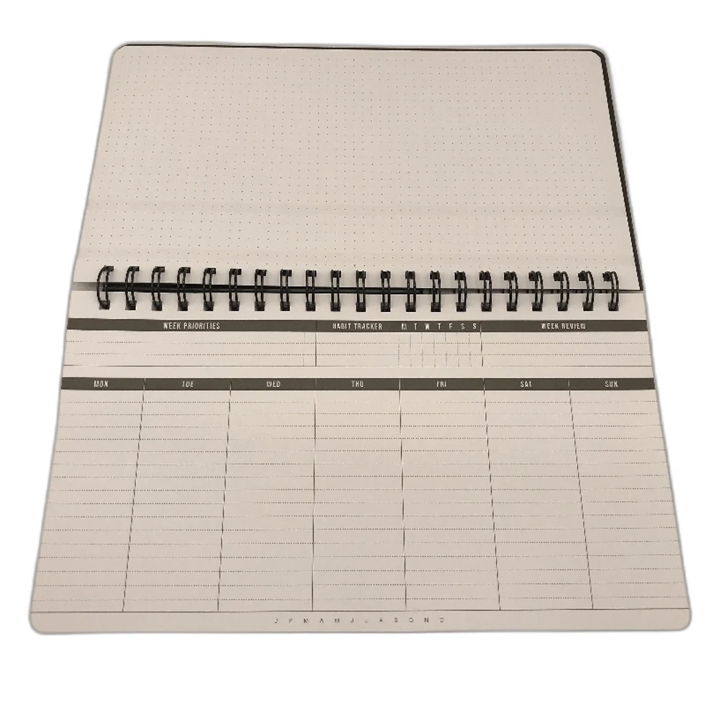 Scribbles That Matter Weekly Planner Notebook Spiral Bound & Pen NEW - Image 4