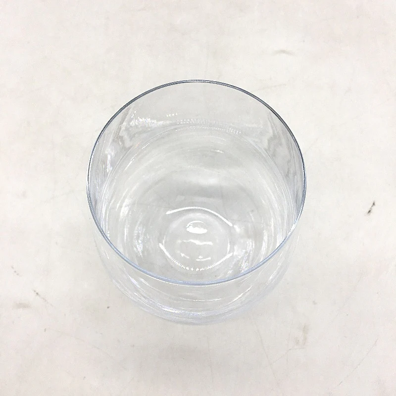 Set Of 6 Pieces Stemless Clear Wine Glasses Luxury Glassware NEW - Image 4