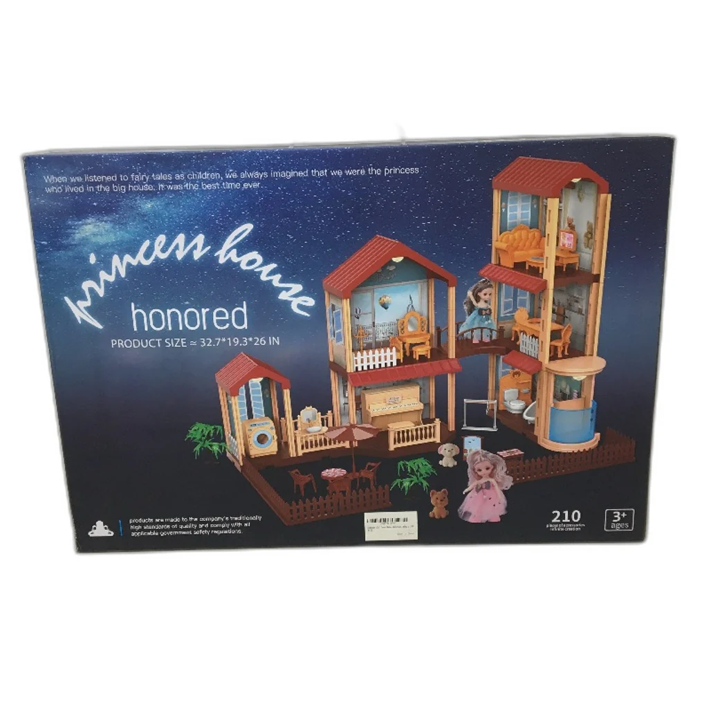 A Girls Dream Theme Honoured Princess House 222 Piece Dollhouse Ages 3+ NEW - Image 2