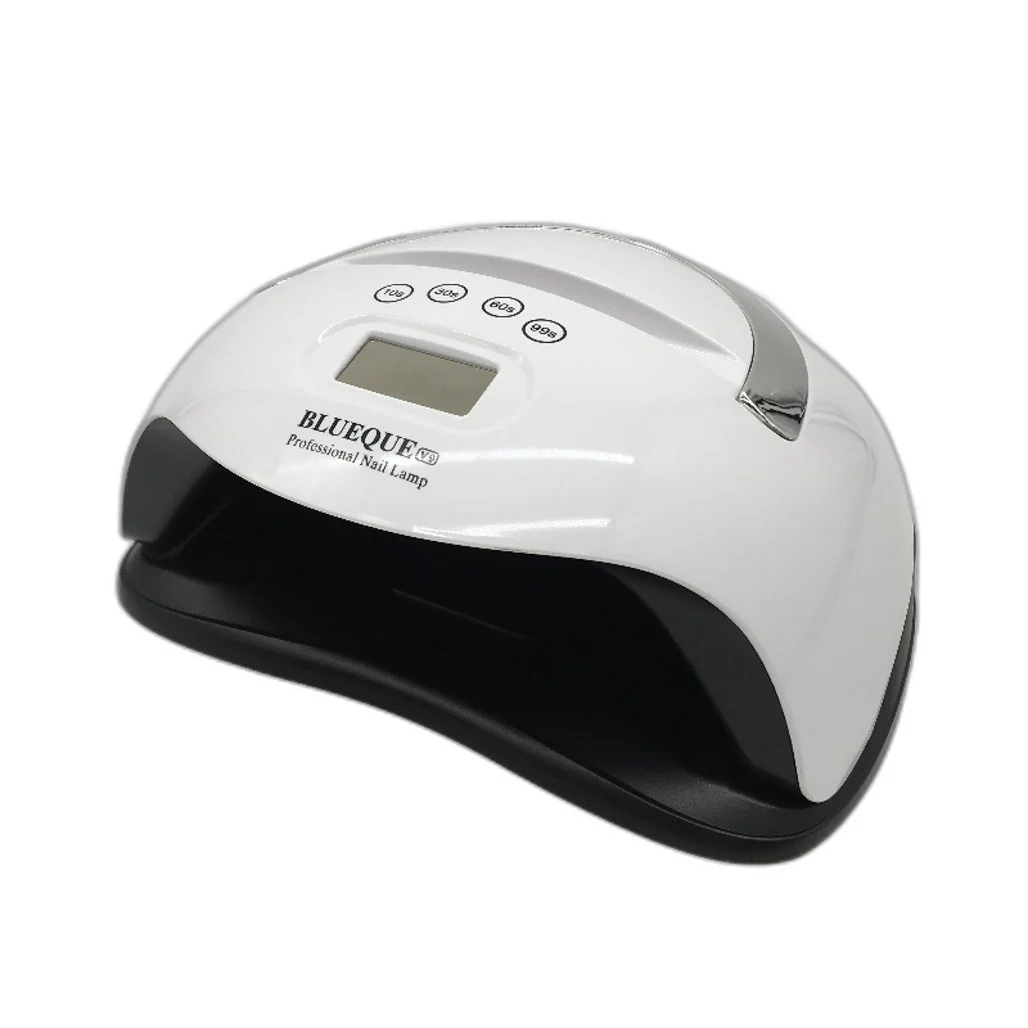 Blueque 168W UV LED Digital Display White Nail LampWith Phone Holder NEW