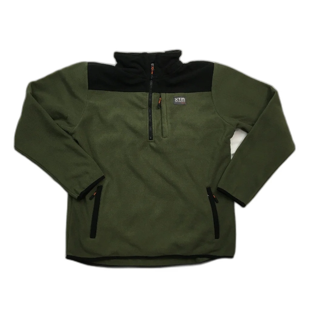 XTM Performance Solo Winter Moss Water Repellent Fleece Jumper Mens Size M NEW