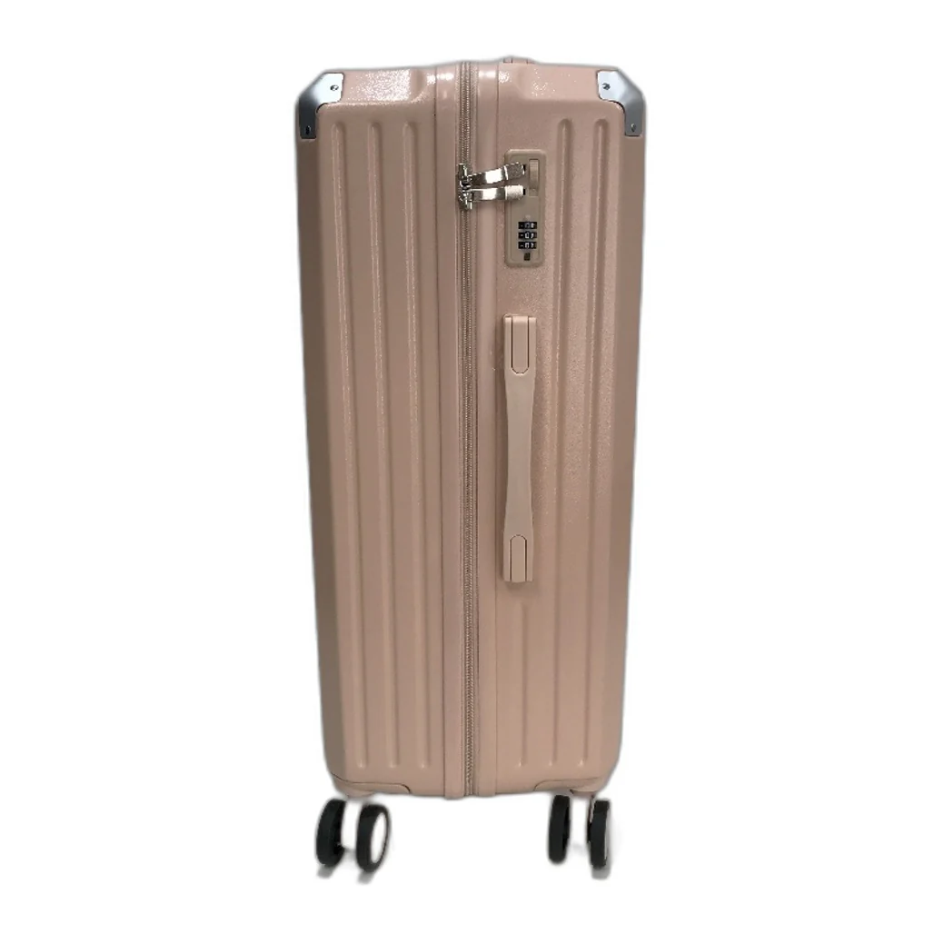 LIODUX 24 Inch Pink Hardshell Carry On Travel Luggage Suitcase With Lock - Image 3
