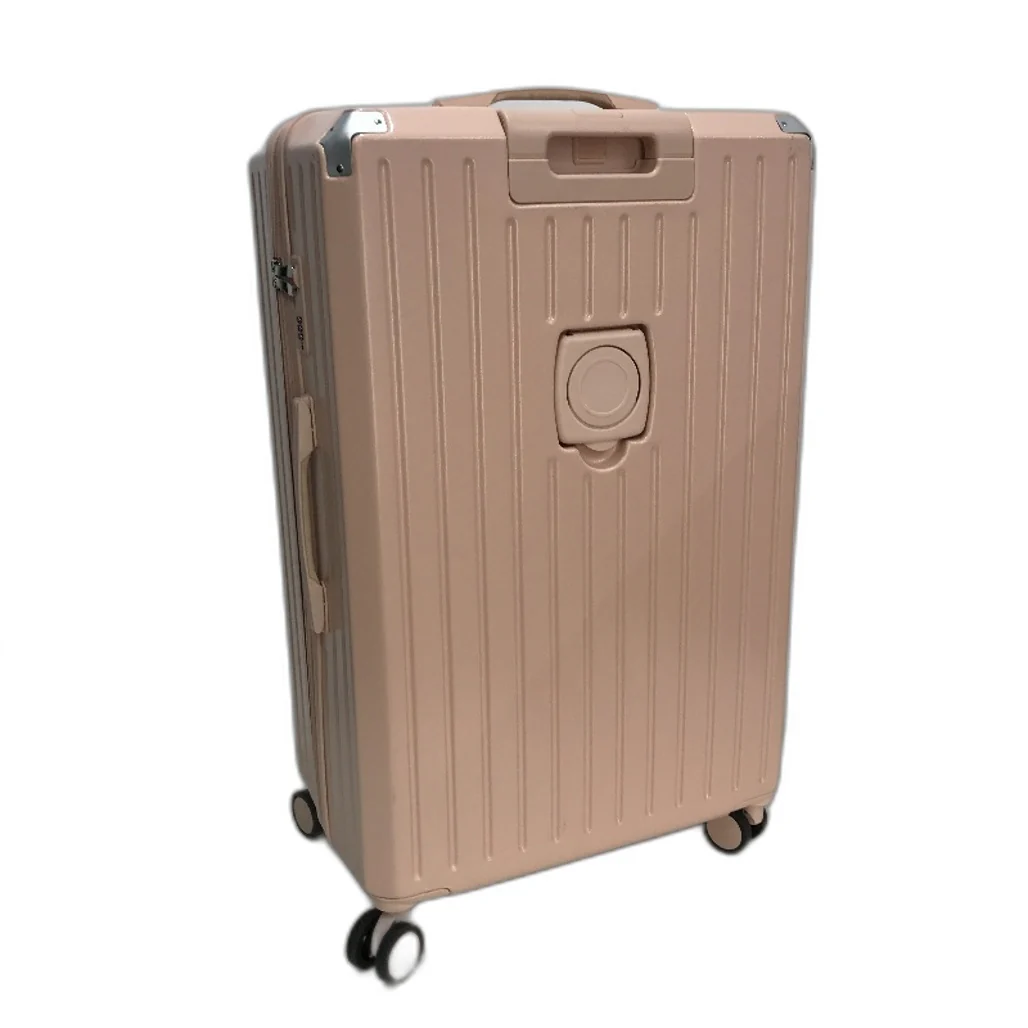 LIODUX 28 Inch Pink Hardshell Carry On Travel Luggage Suitcase With Lock - Image 2