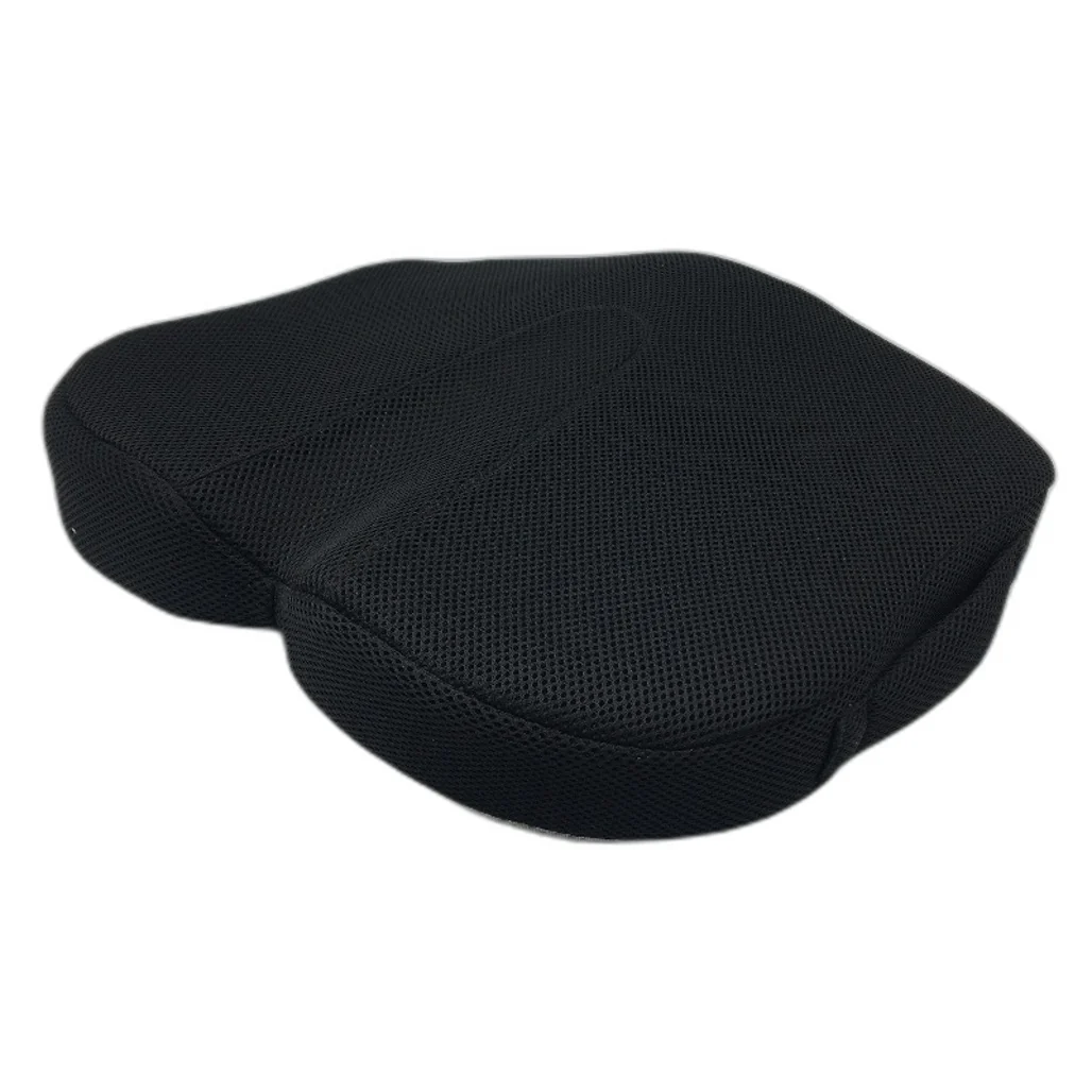 TravelEase Black Mesh Memory Foam Seat Chair Support Cushion Comfort Pillow - Image 3