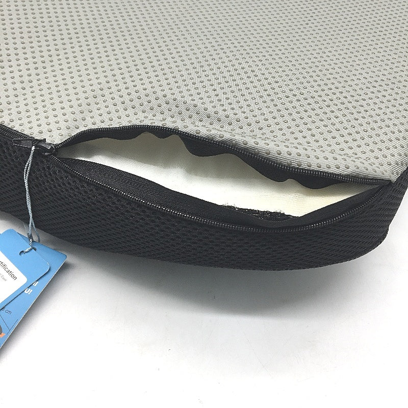 TravelEase Black Mesh Memory Foam Seat Chair Support Cushion Comfort Pillow - Image 5
