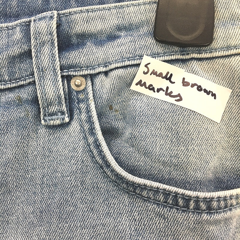 Riders by Lee Light Blue Hi-Mom High Rise Cuffed Ankle Denim Jeans Ladies Sz 14 - Image 3