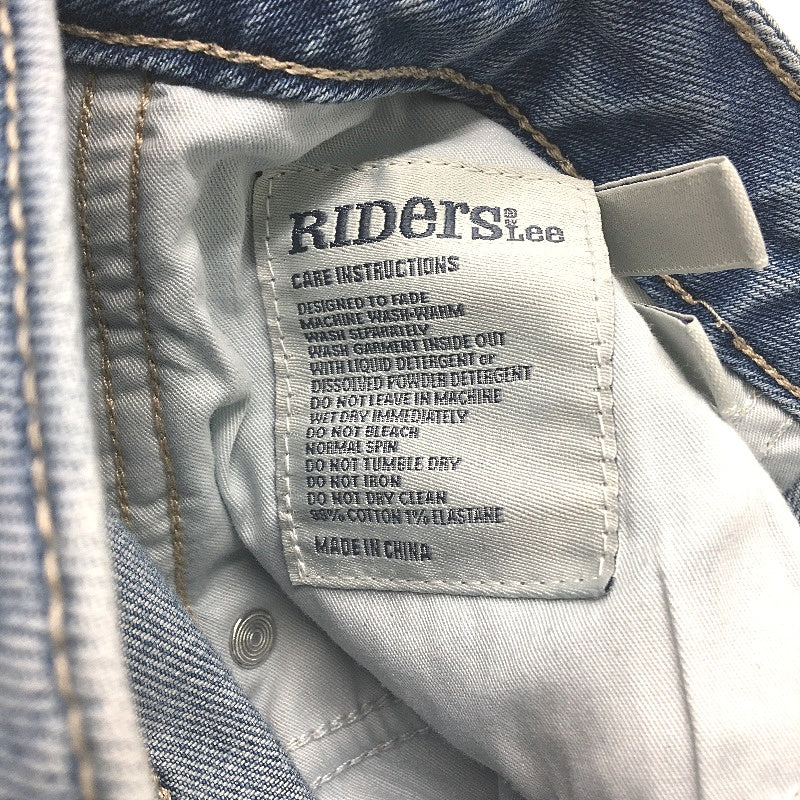 Riders by Lee Light Blue Hi-Mom High Rise Cuffed Ankle Denim Jeans Ladies Sz 13 - Image 5