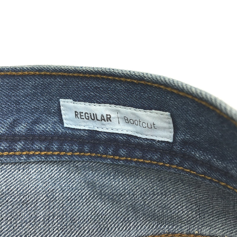 Just Jeans Blue Washed Regular Bootcut Denim Jeans Mens Size W40 L34 - Image 4