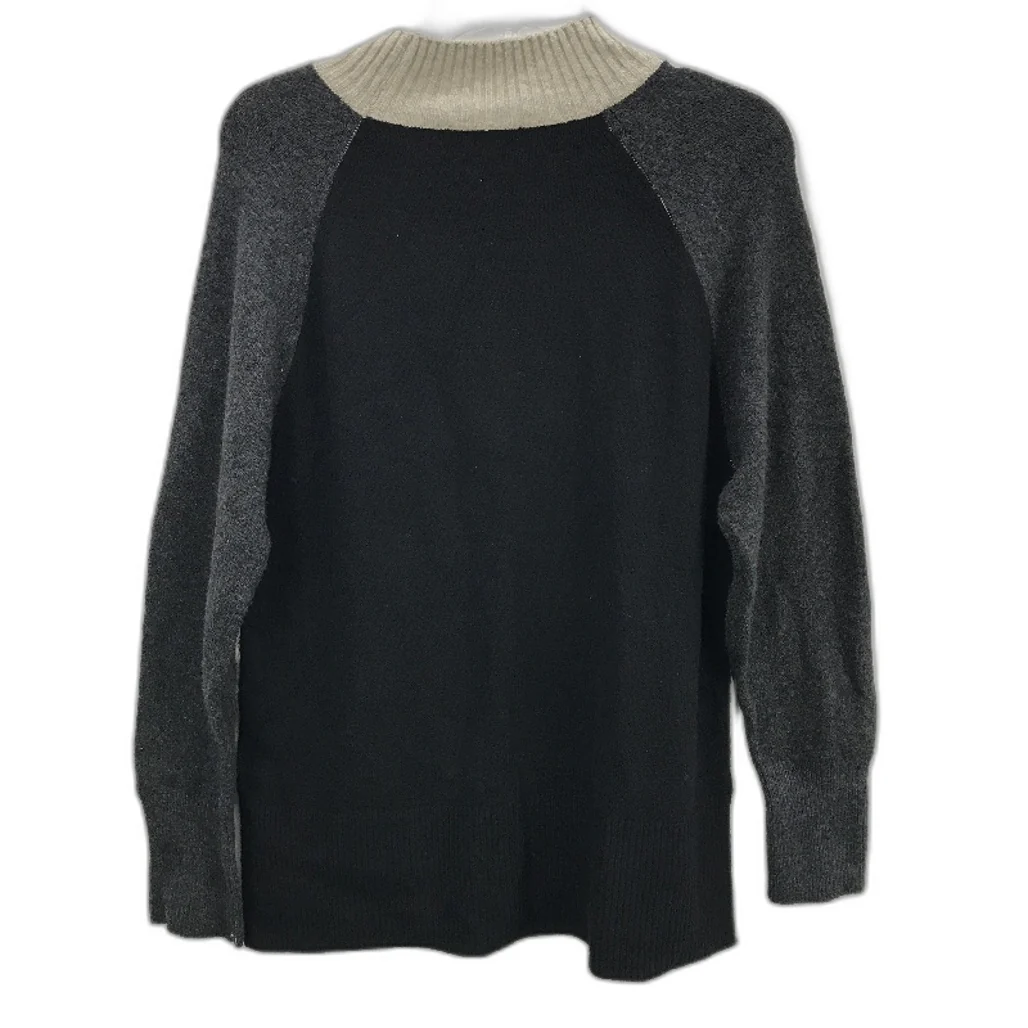Regatta Grey & Beige Soft Round Neck Lightweight Knit Top Ladies Size 10 NEW - Image 2