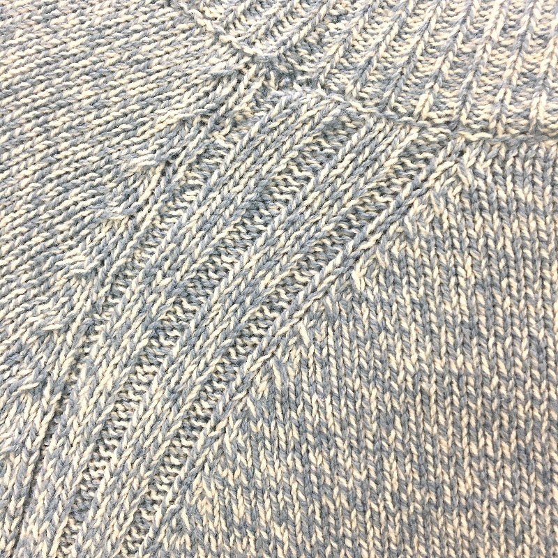 Regatta Soft Blue Ribbed Hem Small Gauge Knit Tableline Jumper Ladies Sz 10 NEW - Image 3
