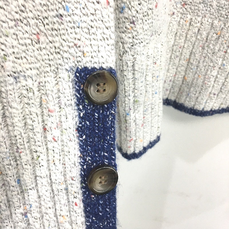Regatta Silver Grey Fleck Ribbed Neck Small Gauge Knit Jumper Ladies Sz 10 NEW - Image 3