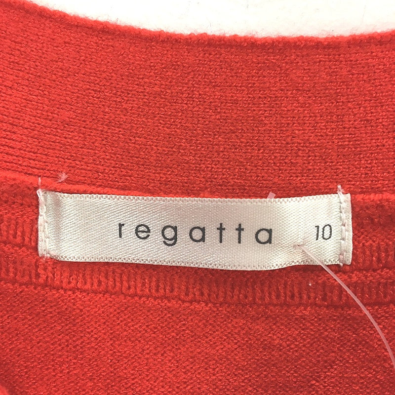Regatta Red Button Shoulder Soft Touch Mid Length Sleeve Top Ladies Size 10 NEW - Image 3