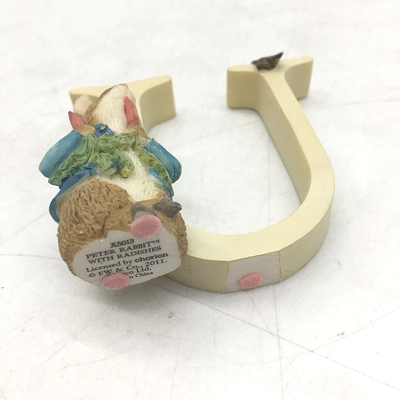 2011 World Of Beatrix Potter Peter Rabbit Radishes Alphabet Letter U Figurine - Image 3