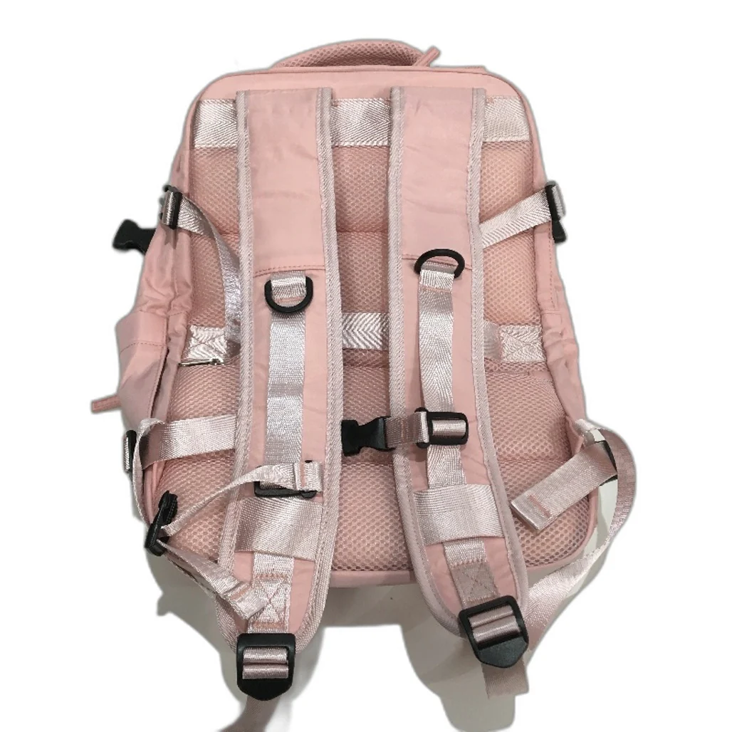 Multipurpose Outdoor Pink Travel Carry On Backpack with USB Charging Socket NEW - Image 2