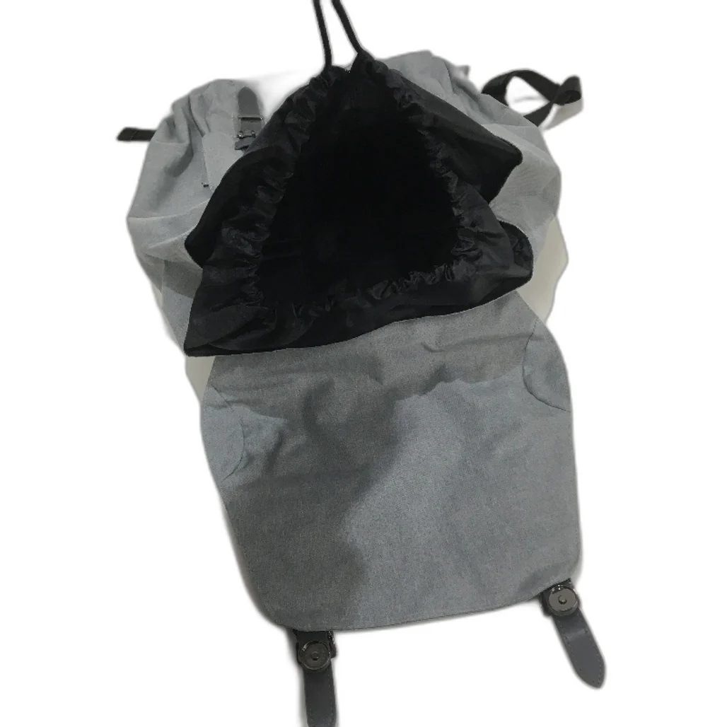 Scuior Vintage Style Casual Grey Drawstring Waterproof Rucksack Backpack NEW - Image 7