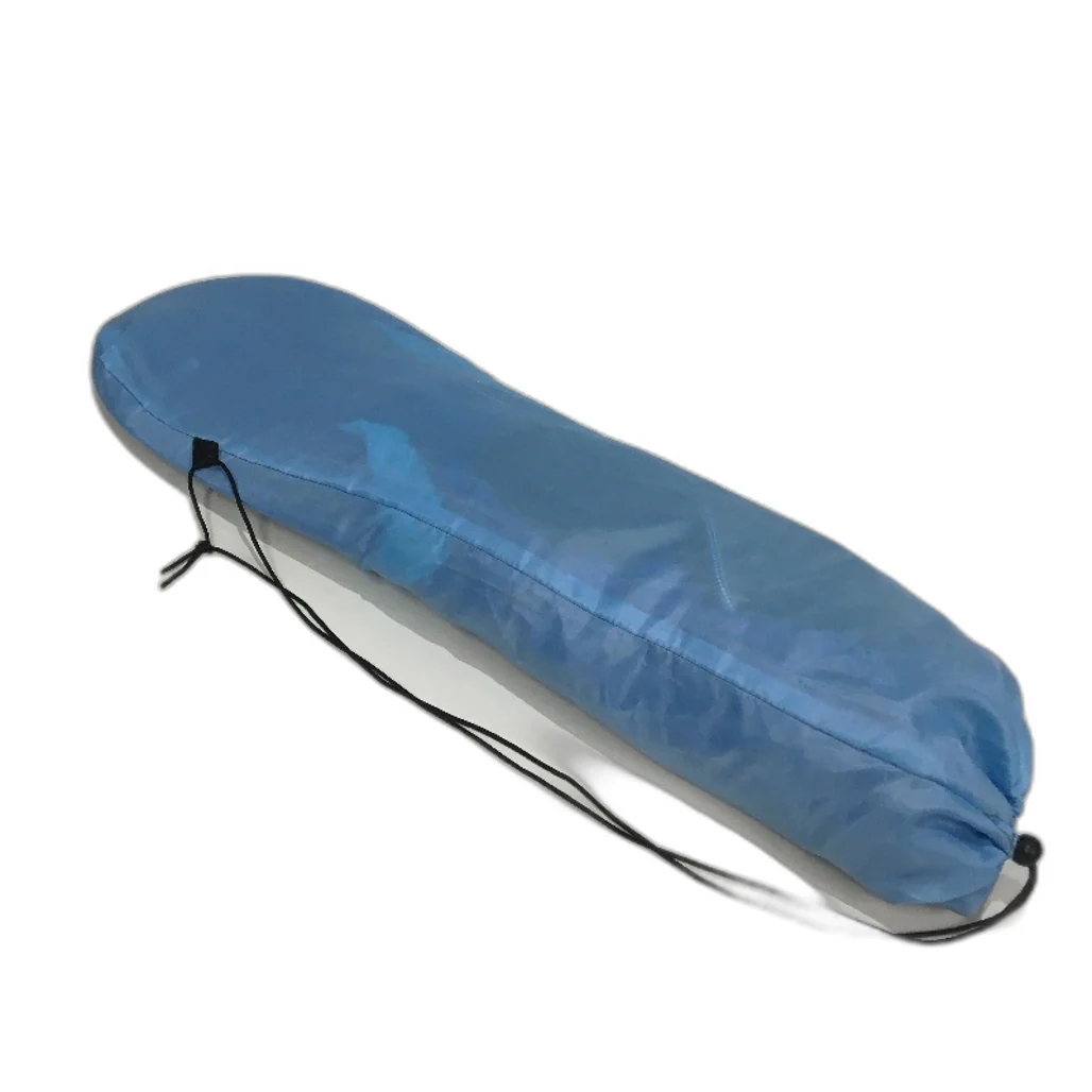 Portable Anti Roll Two Toned Blue Camping Hammock incl Bug Net and Ropes NEW - Image 2