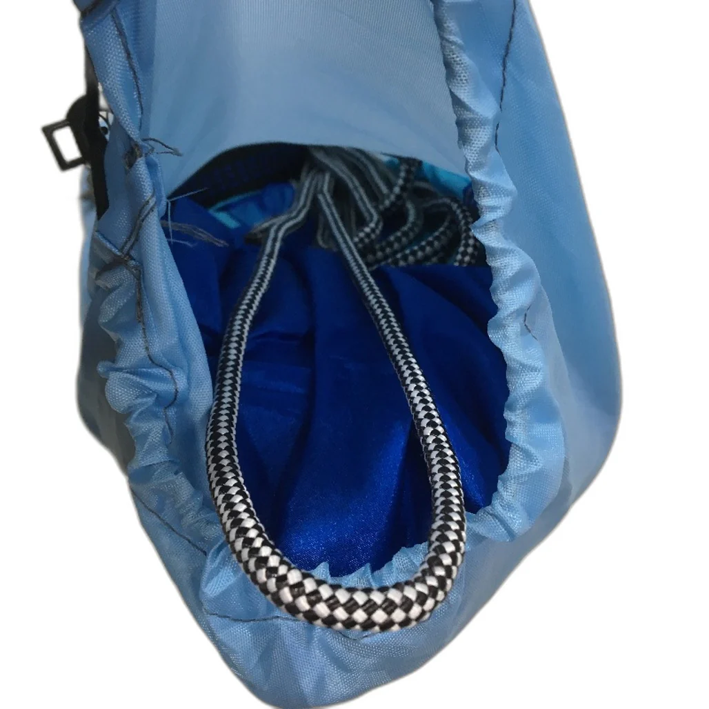 Portable Anti Roll Two Toned Blue Camping Hammock incl Bug Net and Ropes NEW - Image 4