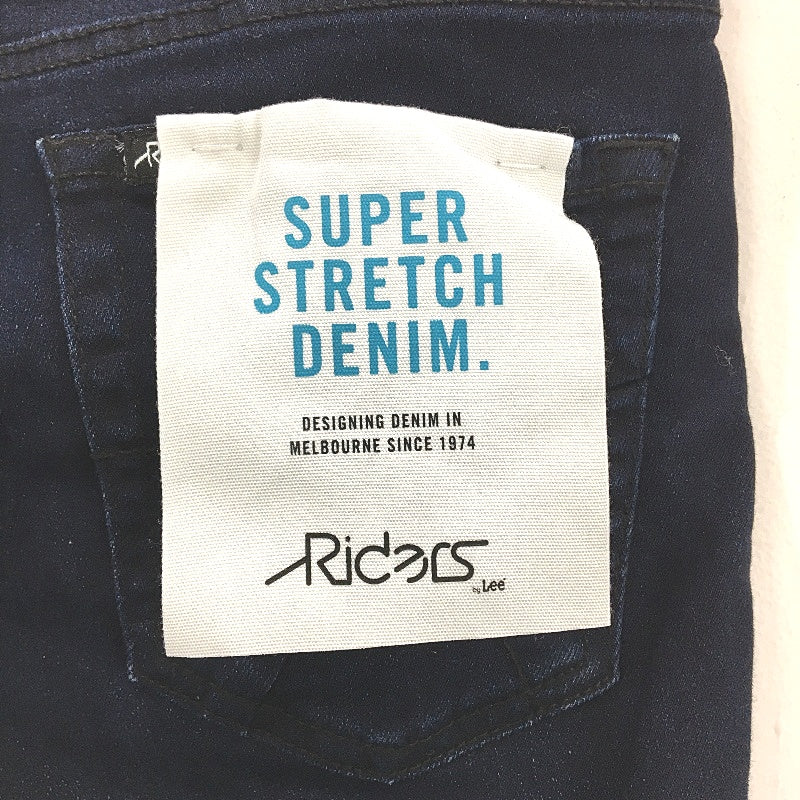 Riders by Lee Navy Blue Skinny Mid Vegas Denim Jeans Ladies Size AU 9 - Image 3