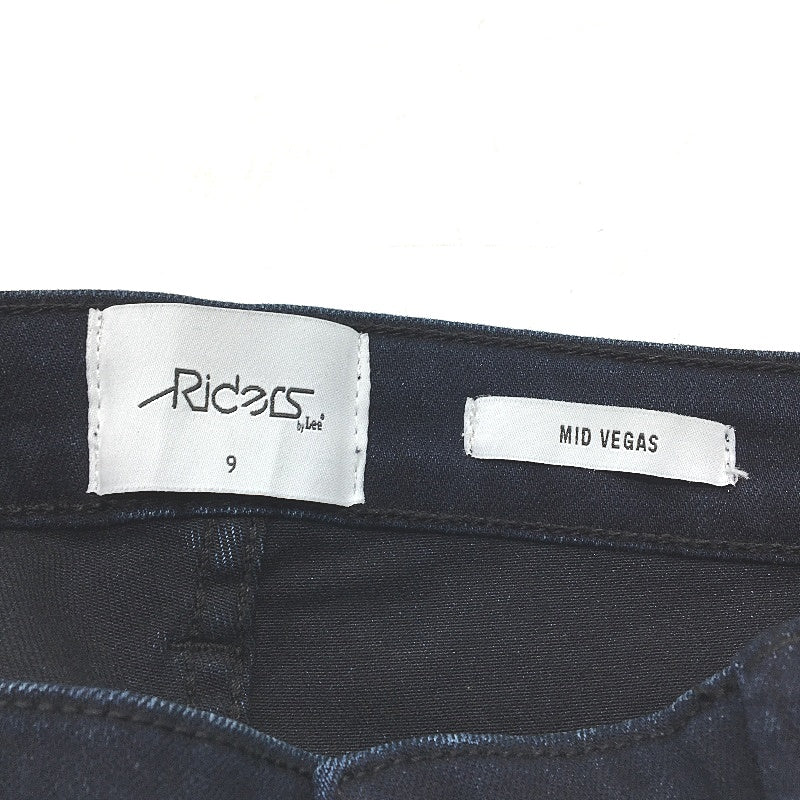 Riders by Lee Navy Blue Skinny Mid Vegas Denim Jeans Ladies Size AU 9 - Image 4