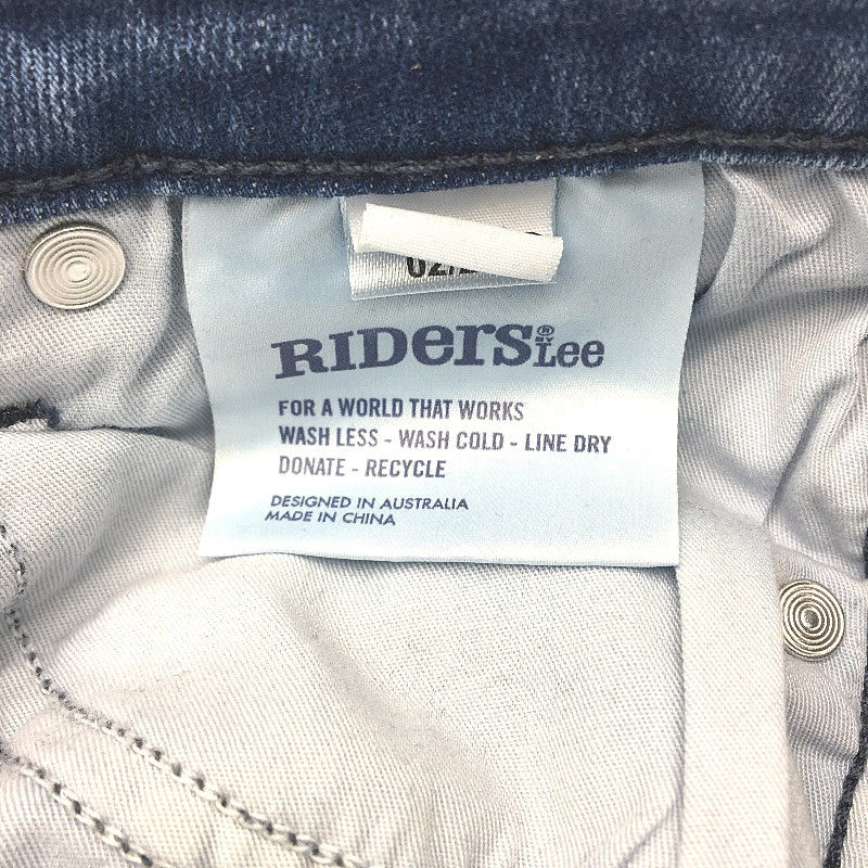 Riders by Lee Blue Skinny Hi-Rider Ripped Denim Jeans Ladies Size AU 10 - Image 4