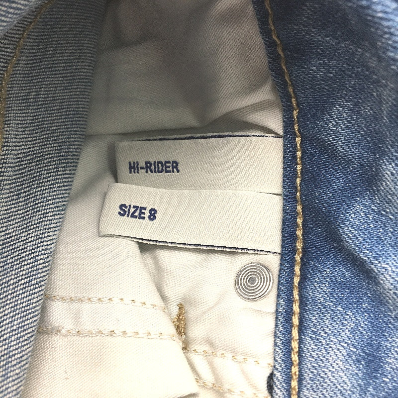 Riders by Lee Blue Skinny Hi-Rider Denim Jeans Ladies Size AU 8 - Image 3