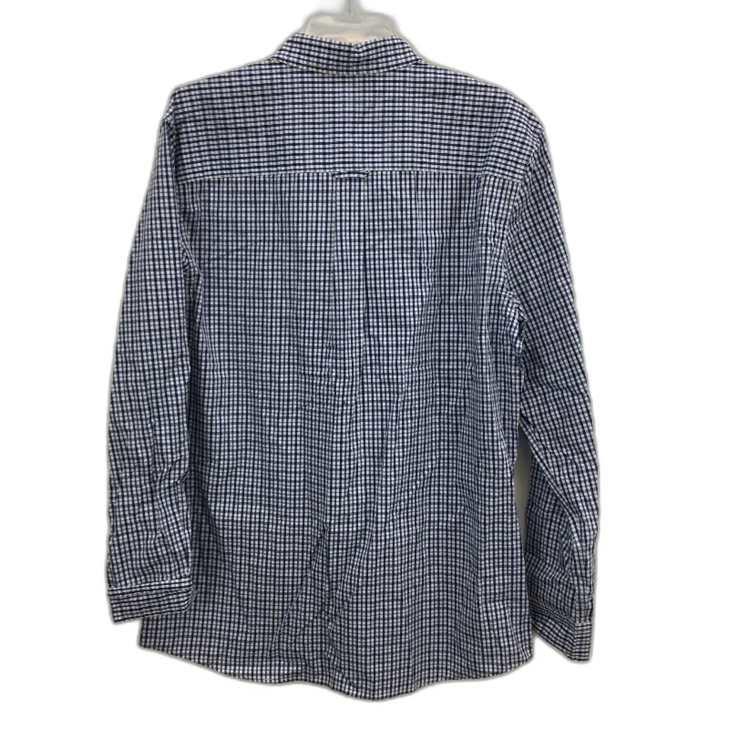 Jeanswest Easton Check Navy & White Long Sleeve Shirt Mens Size Large - Image 2