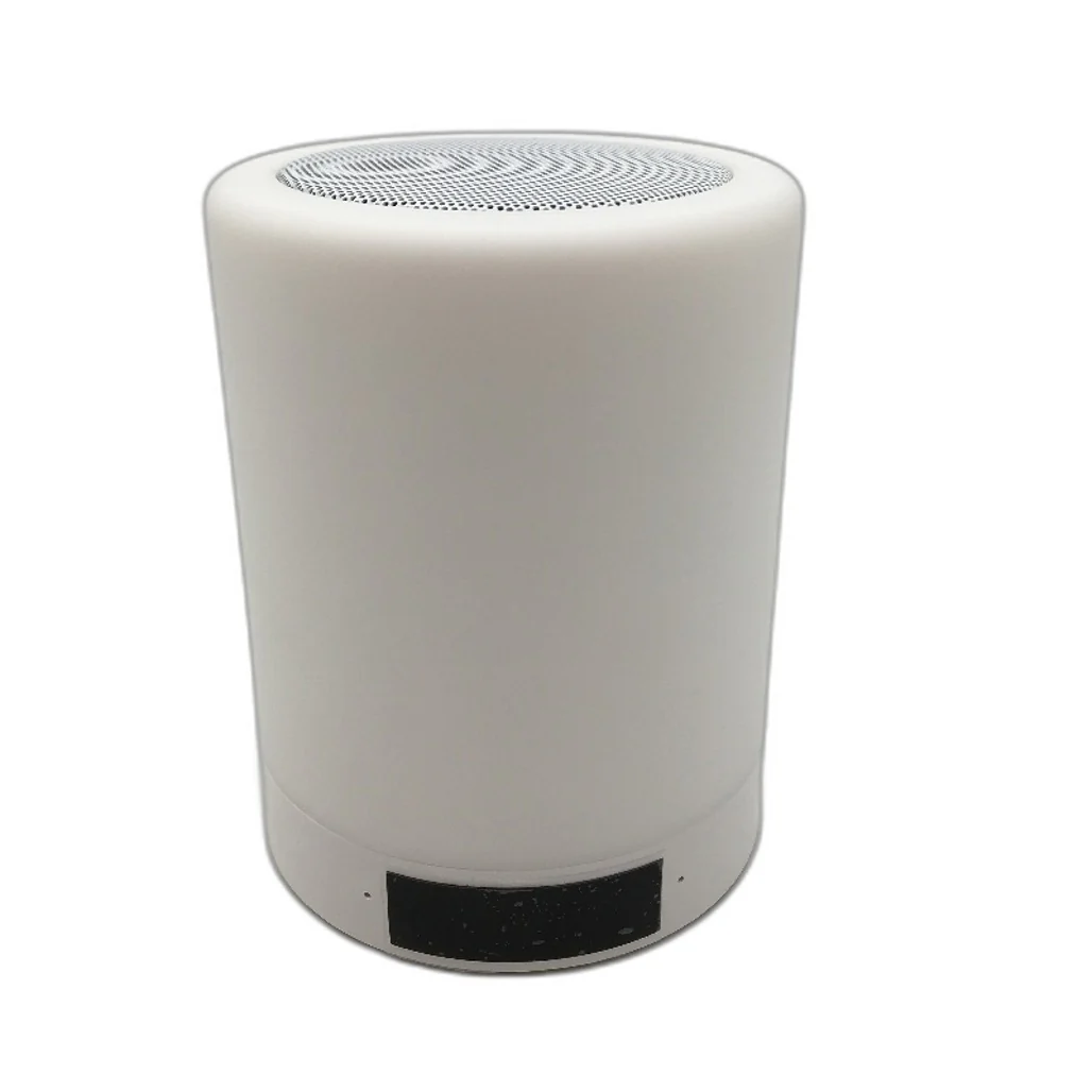 Night Light Touch Control LED Lamp Portable Speaker Alarm Clock Dimmable Colour