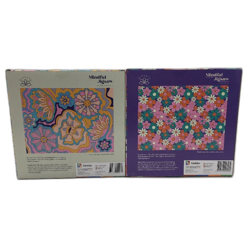 Elevate Mindful Jigsaw Puzzles 300Pcs 4 Pack Adult Calming Peaceful Meditation - Image 3