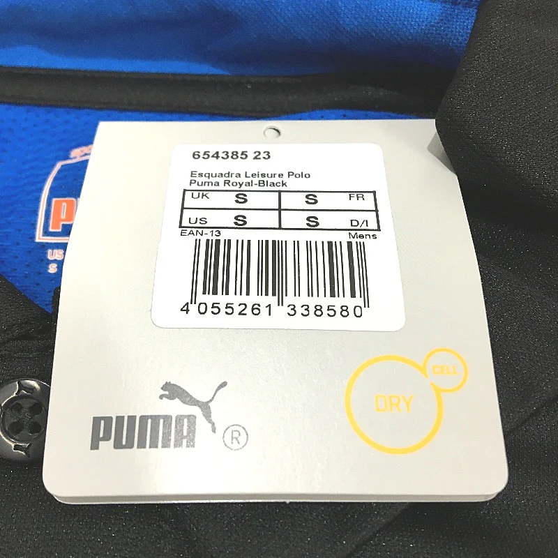 PUMA Esquadra Leisure Short Sleeve Polo Shirt Sports Training Top Mens Size S - Image 5