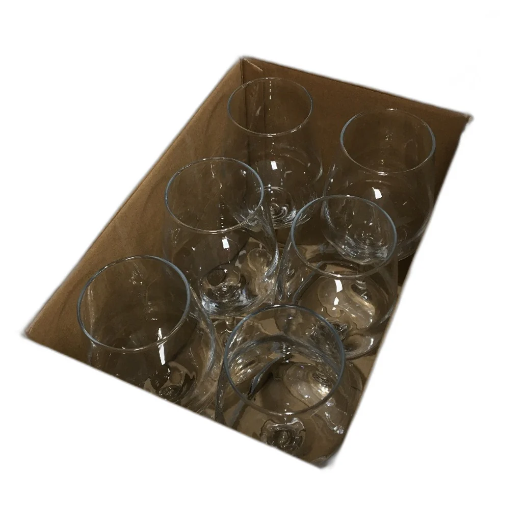 Set of 6 Crystal Clear Avant Garde Full Bodied Bordeaux Red Wine Glasses DEMO - Image 5