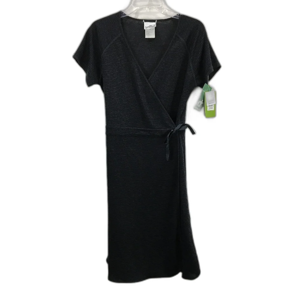 Kathmandu Adapt Granite Stripe Reversible Wrap Dress Ladies Size AU 12 NEW