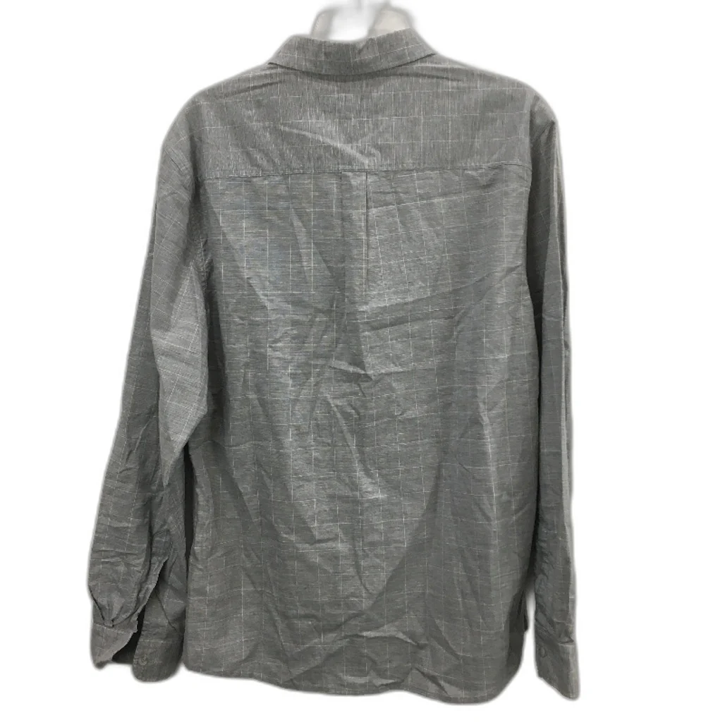 Jeanswest Grey Check Lined Long Sleeve Button Up Shirt Mens Size Large - Image 2