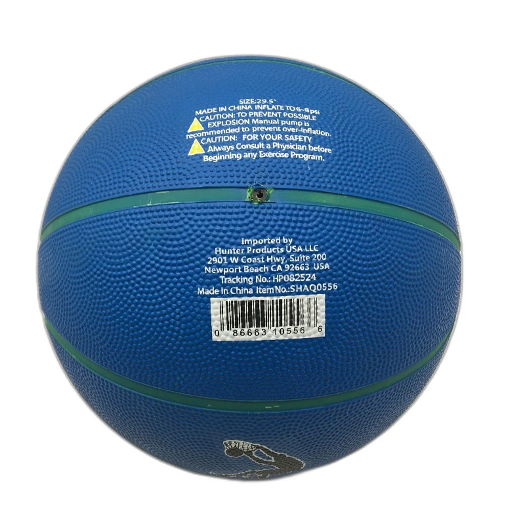 Shaq Official Size 7 Indoor & Outdoor Basketball Blue & Green 29.5" Grippy Ball - Image 3