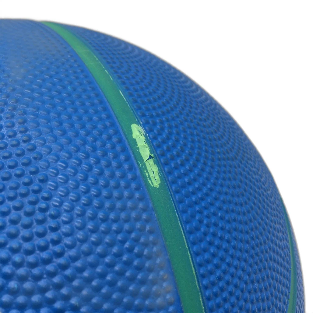 Shaq Official Size 7 Indoor & Outdoor Basketball Blue & Green 29.5" Grippy Ball - Image 4