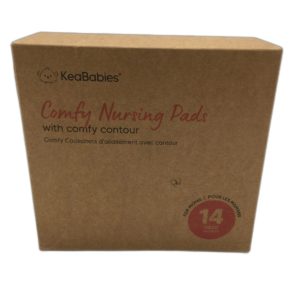 KeaBabies Soft White Comfy Nursing Pads With Contour For Mums 14 Pack Size L NEW - Image 4
