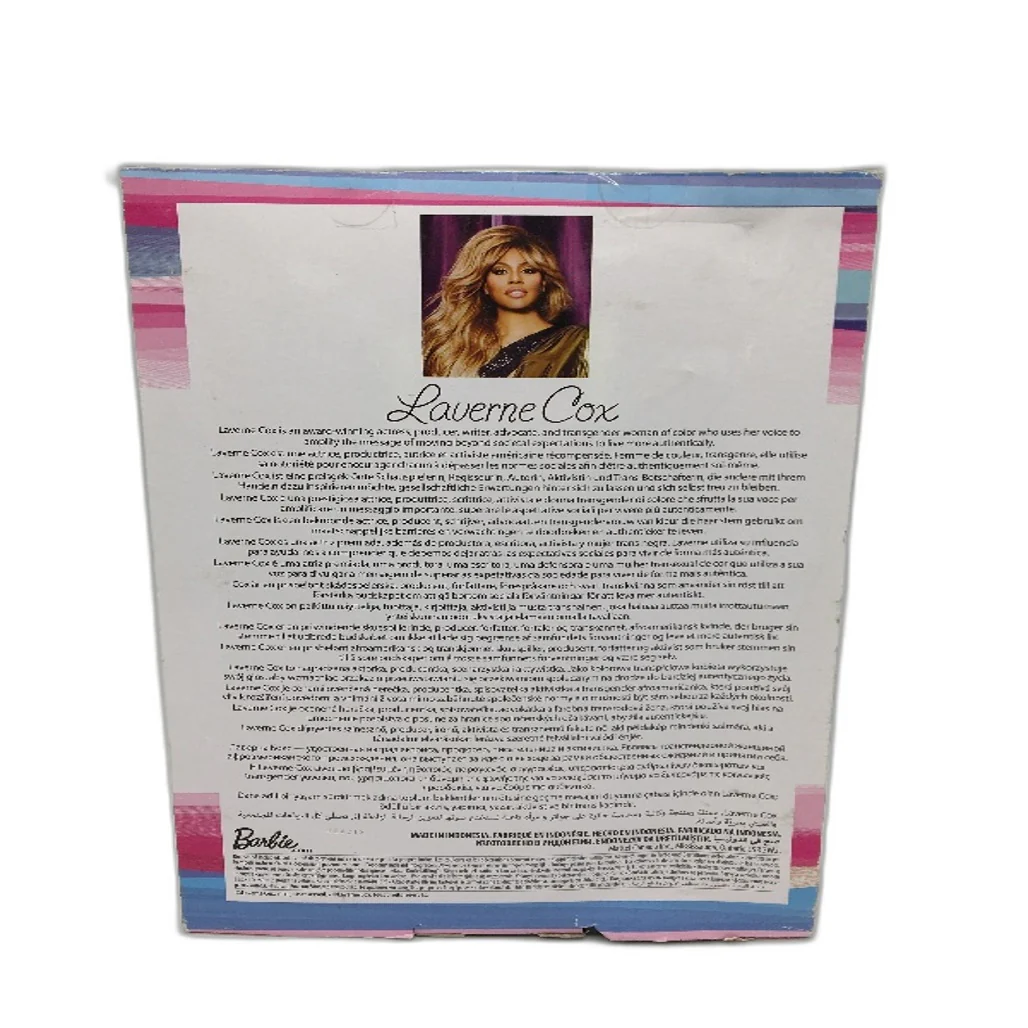 COLLECTABLE Mattel 2022 Release Barbie Laverne Cox Tribute Collection Doll NEW - Image 2