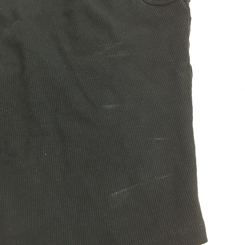 Dotti Low Back Rib Black Cotton Tee for Women - Soft Stretch Fit - Size Large NEW - Image 5