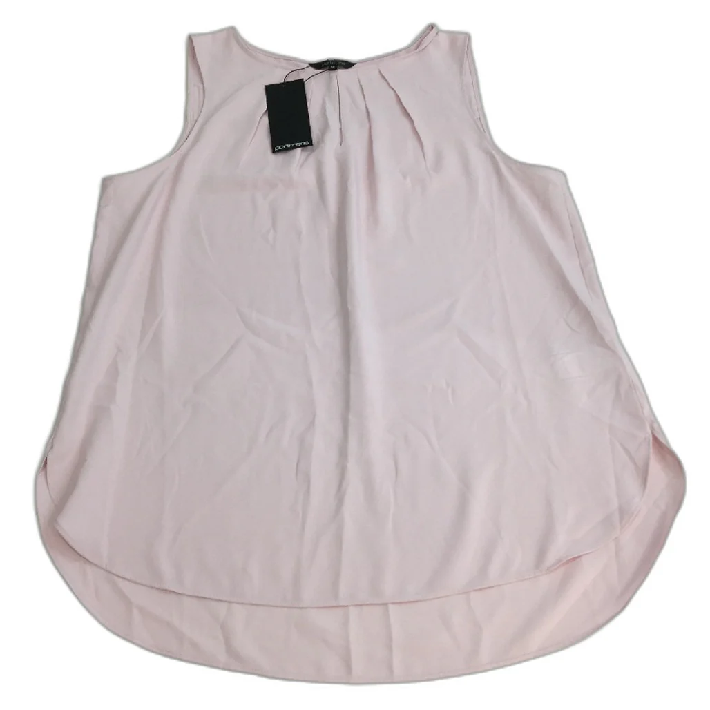 Portmans Dakota Sleeveless Carnation Pink Shell Top for Women - Size AU 12 NEW