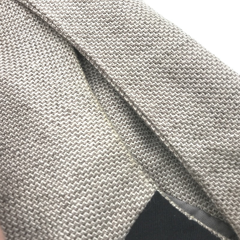 D'Auvry Khaki & Black Linen Cotton Blend Straight Line Dress Ladies Size 38 (S) - Image 7